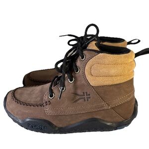 KURU Quest Hiking Tan and Brown Leather Boots - 6.5